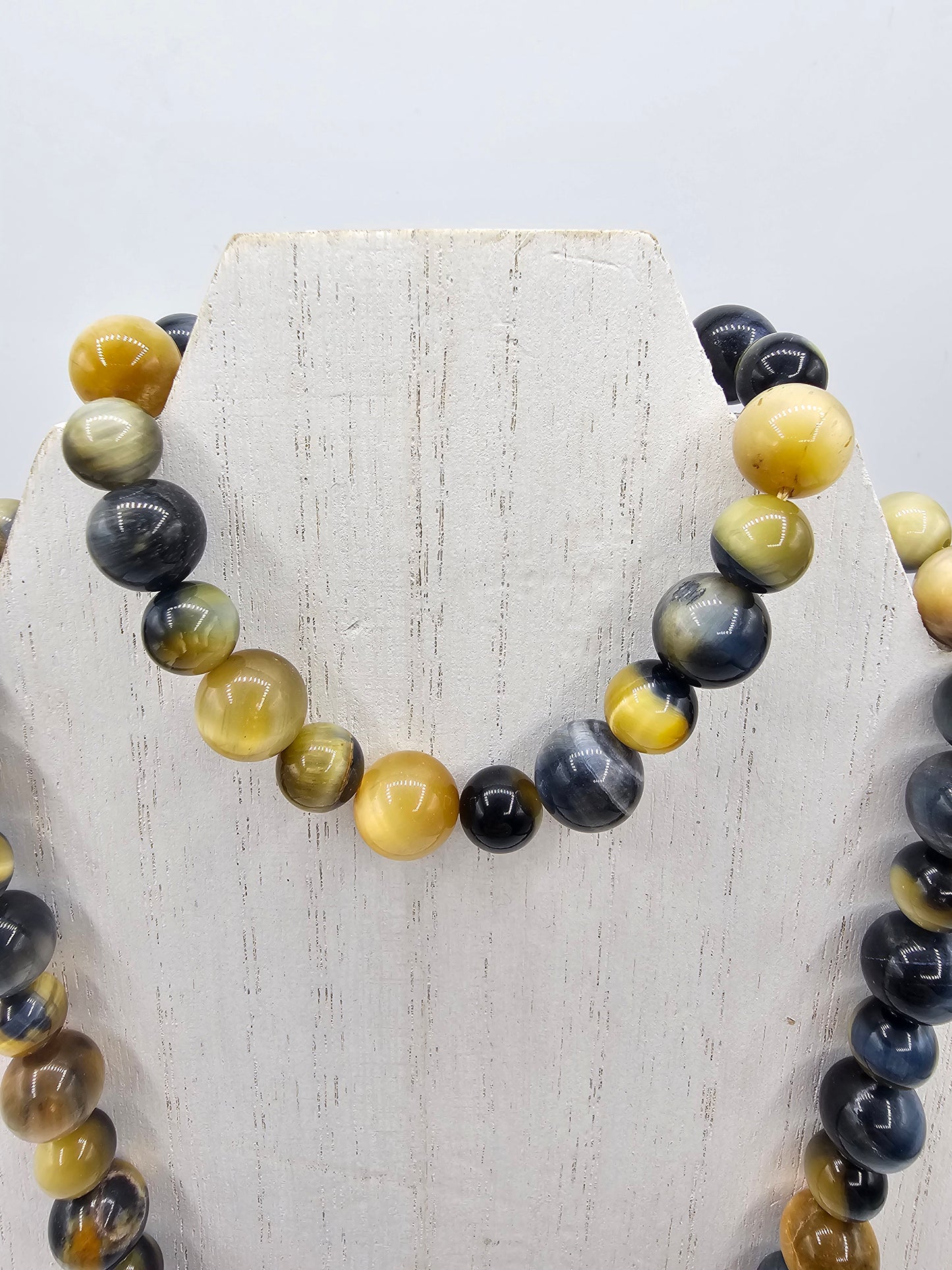 Golden Blue Tiger's Eye Bracelet
