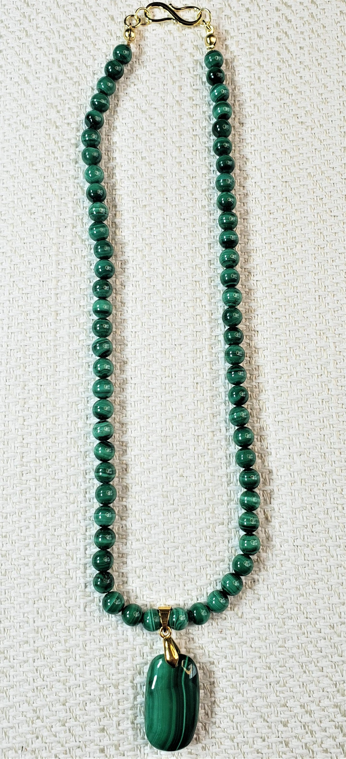 Malachite Necklace & Pendant