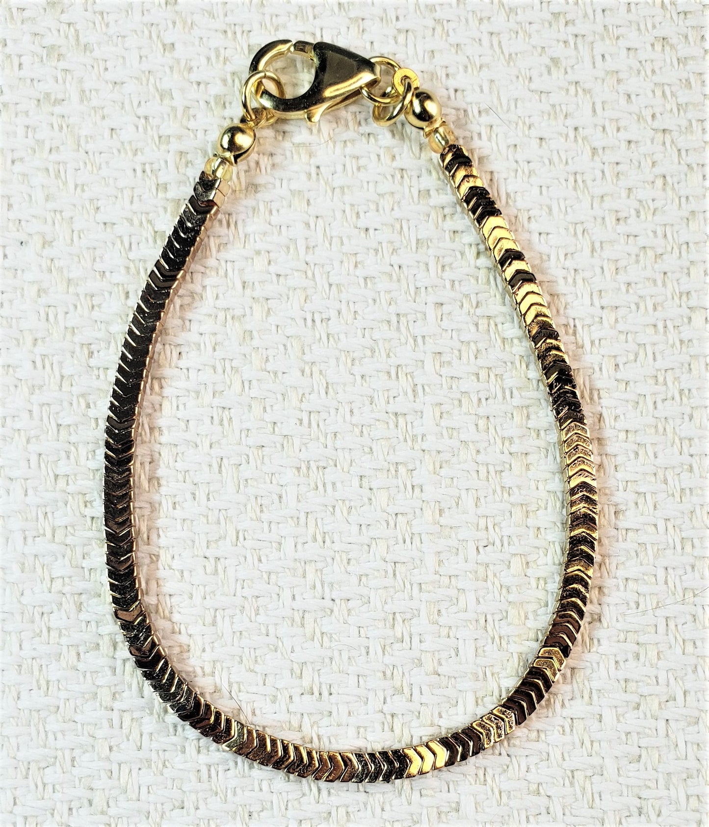 Gold Chevron Hematite